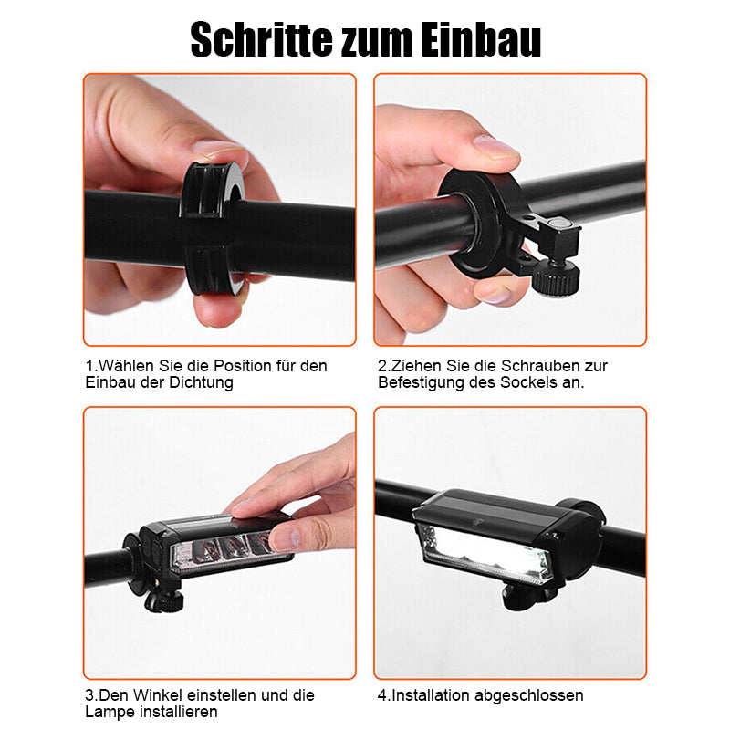 ultra bright rechargeable led bike light 900 lumen headlight
