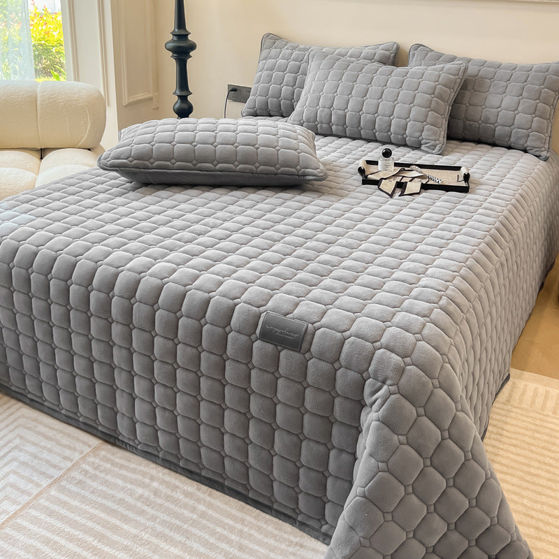 modern soft throw blanket square texture fluffy cover