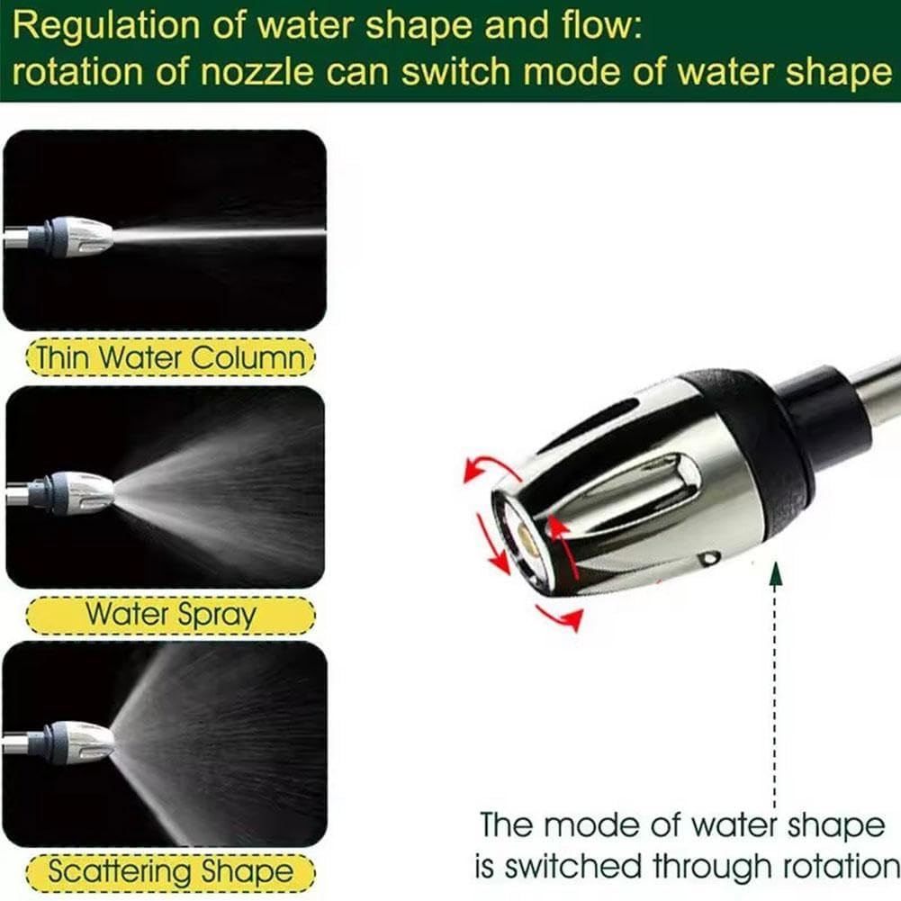 aquablitz high pressure spray gun universal hose attachment cleaning