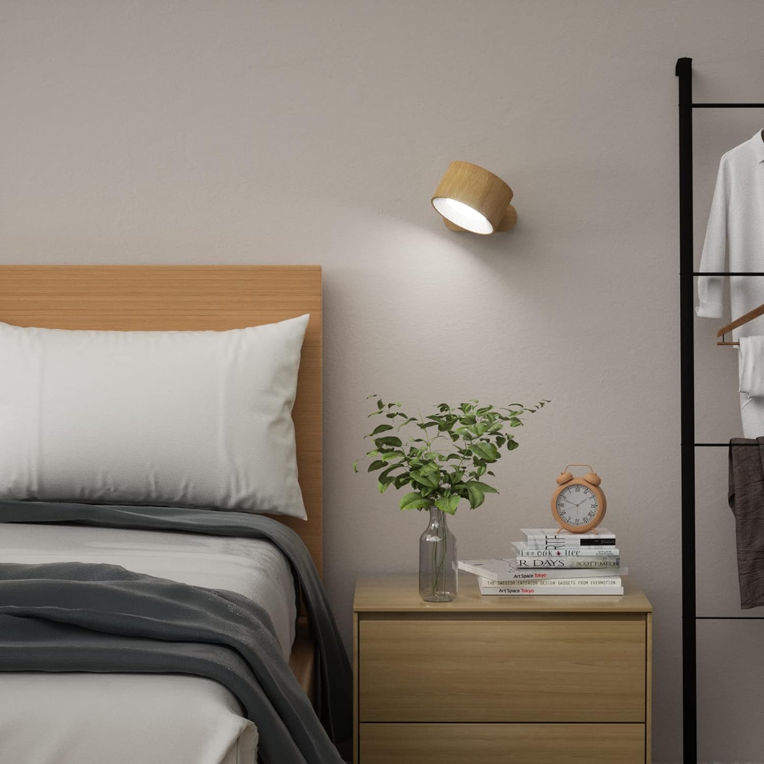 eternity glow wireless led wall light remote control timer