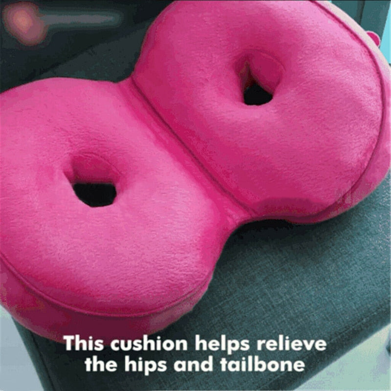 dual comfort orthopedic cushion