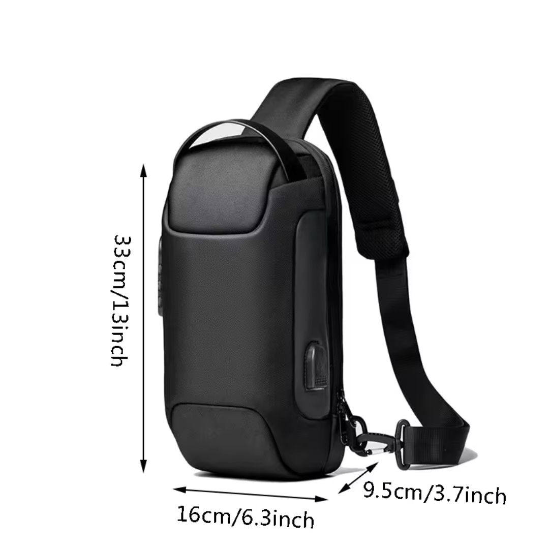 anti theft crossbody bag charging lock ultimate security