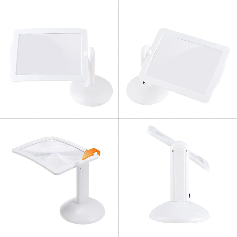 hands free led desk magnifier 3x precision work