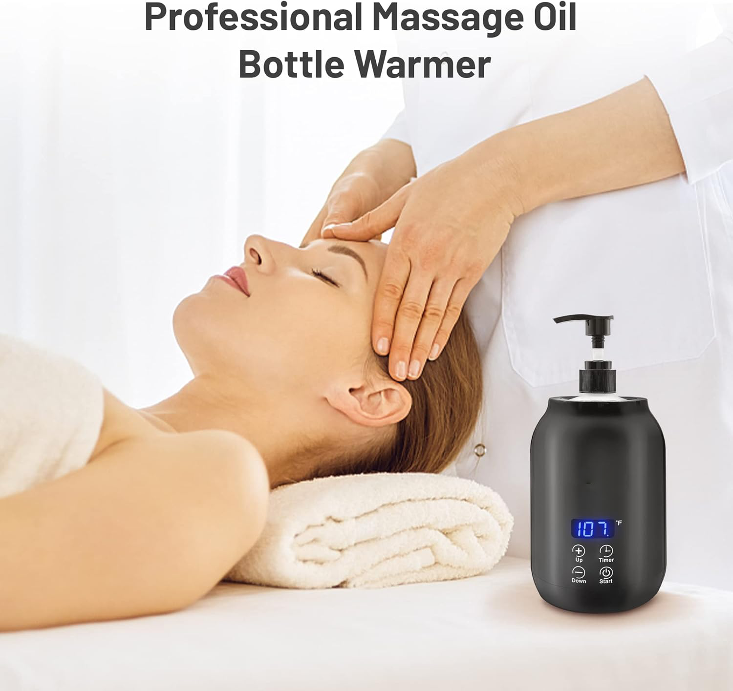 professional portable electric massage oil warmer fast heating digital