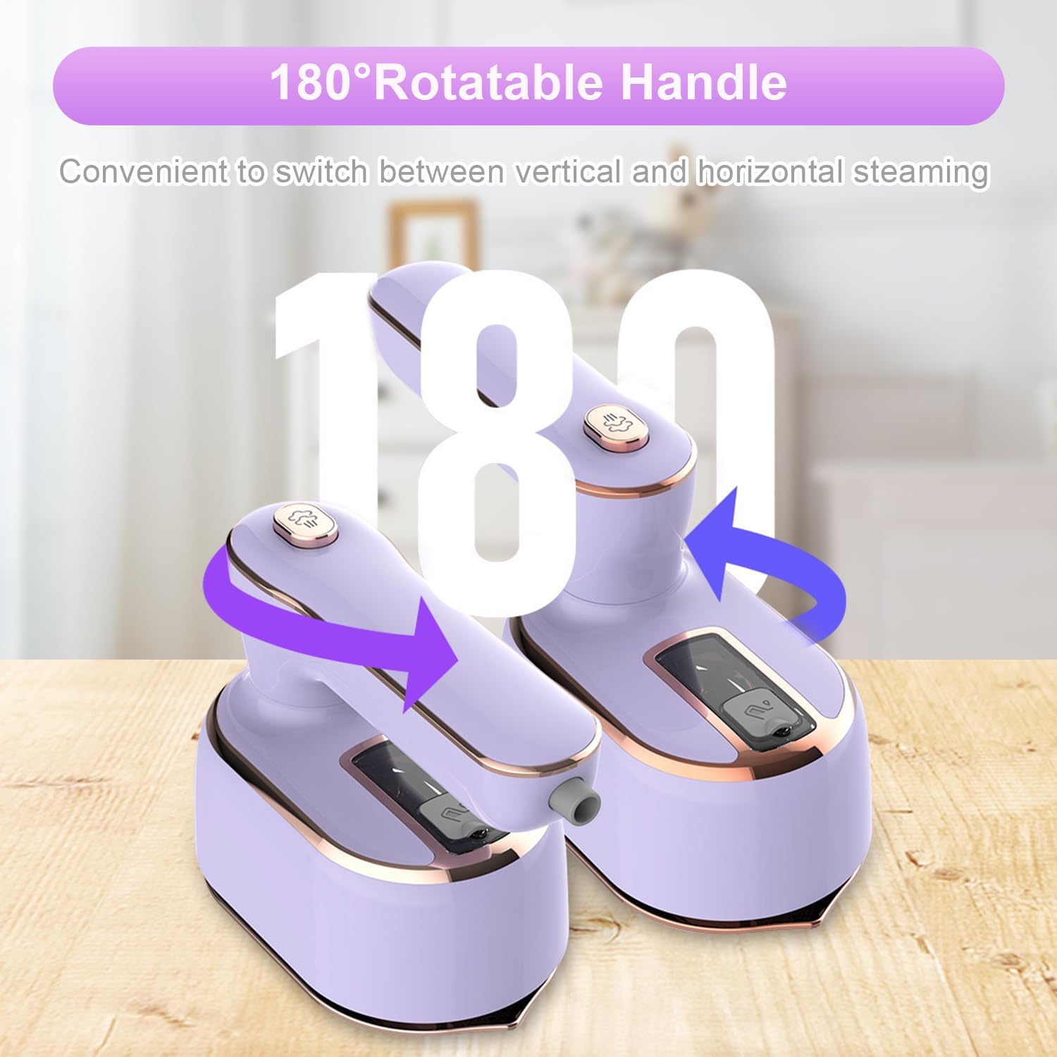 micro steam iron portable handheld garment steamer
