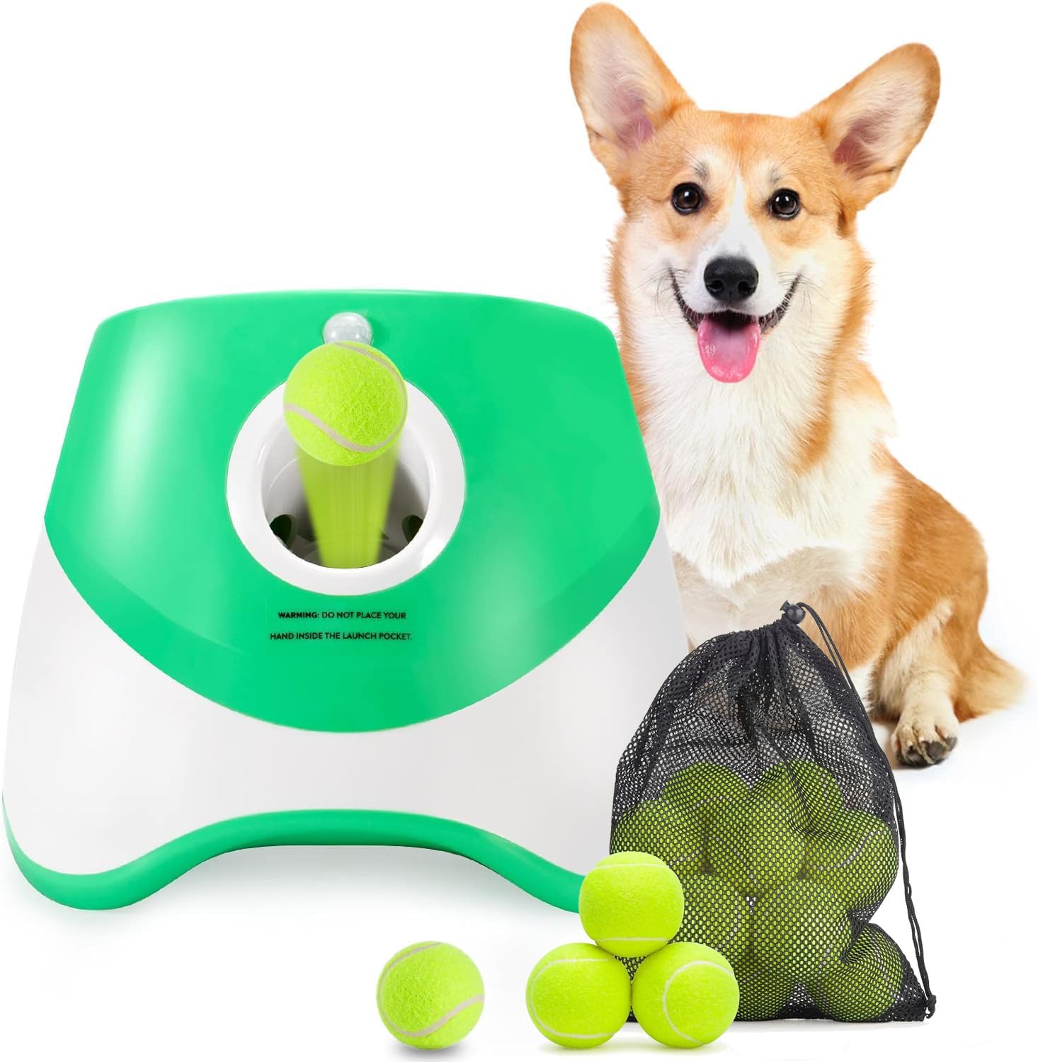 automatic dog ball thrower 3 distance settings