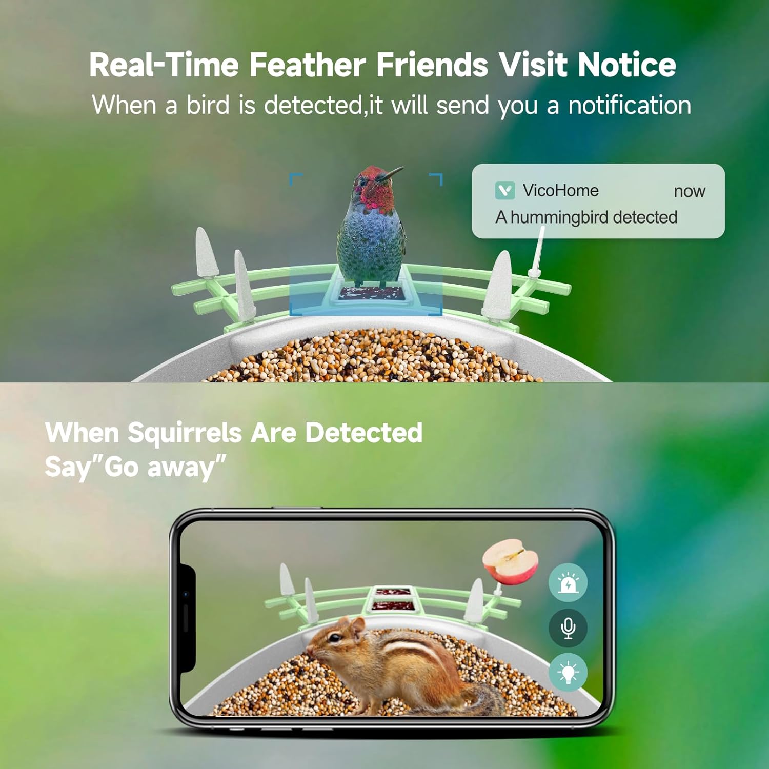 smart bird feeder camera
