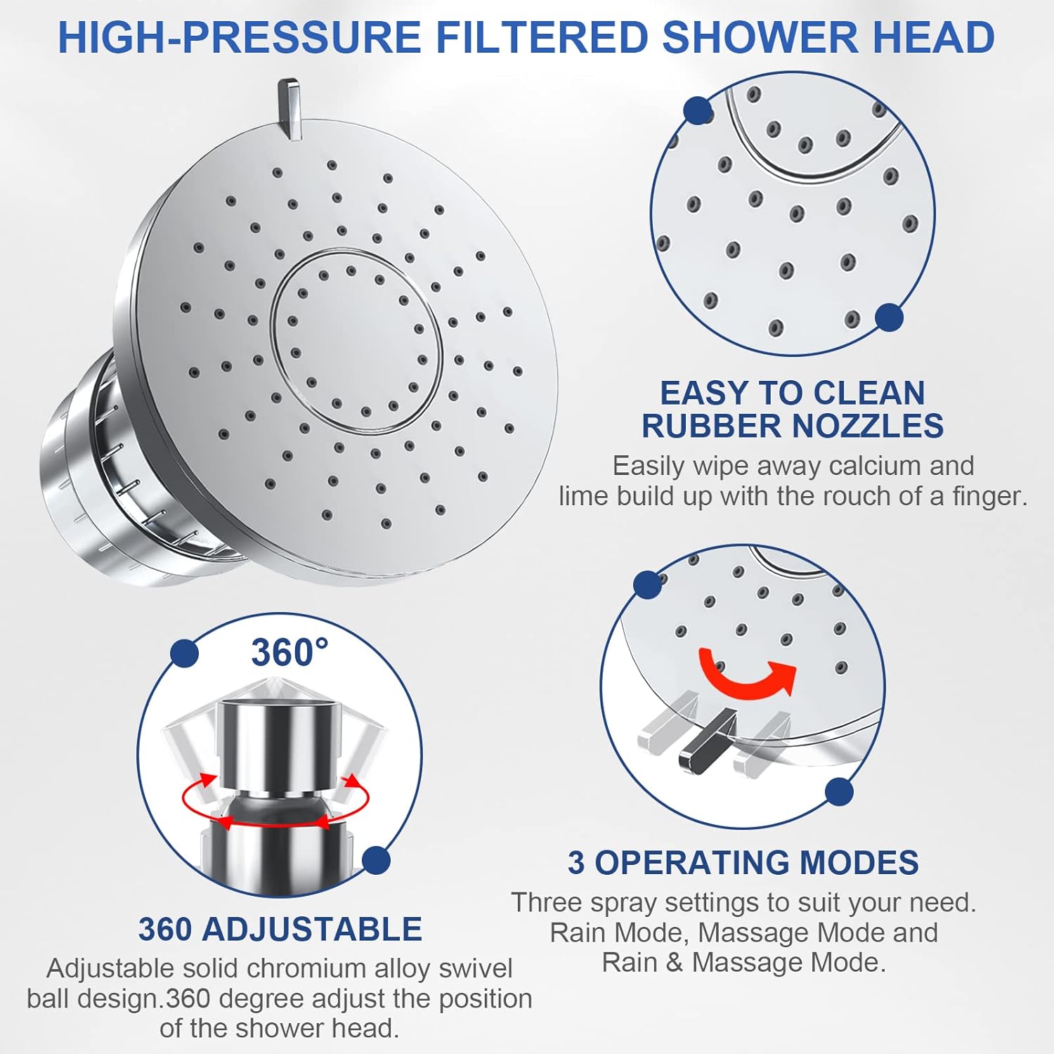 filtered showerhead skin radiance hair health