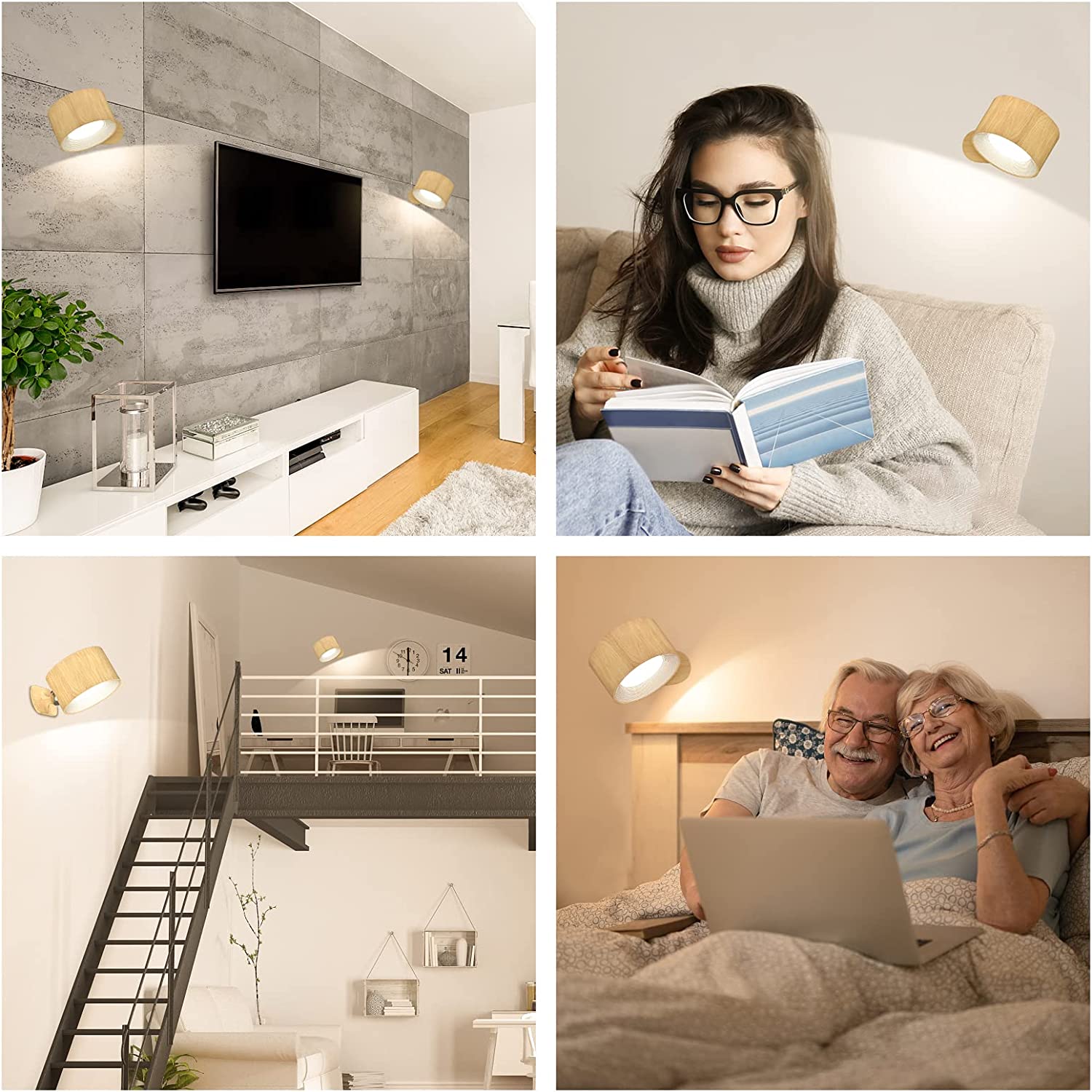 eternity glow wireless led wall light remote control timer