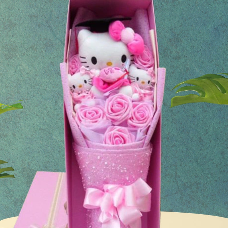 sanrio hello kitty flower bouquet