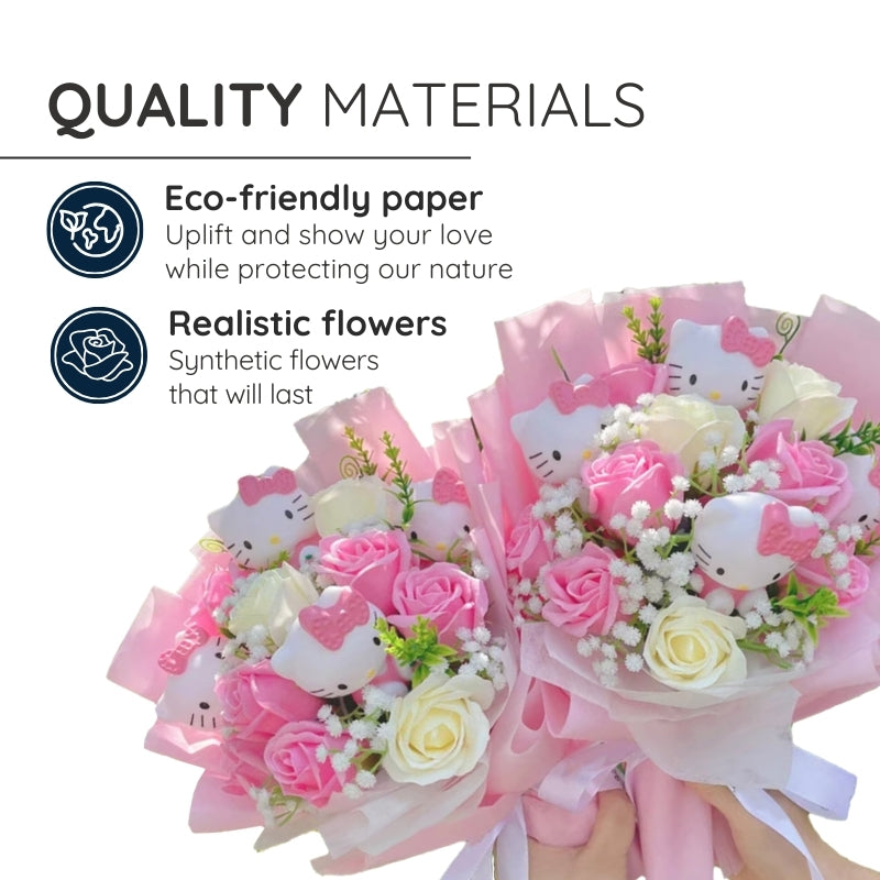 sanrio hello kitty flower bouquet