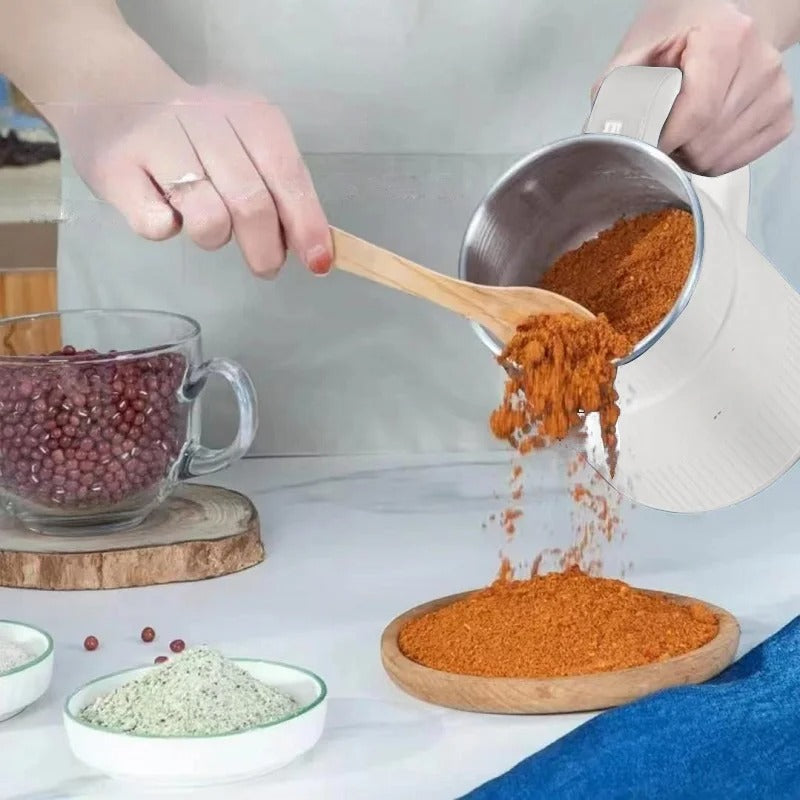 electric grain mill powerful home grinder fresh flour seeds