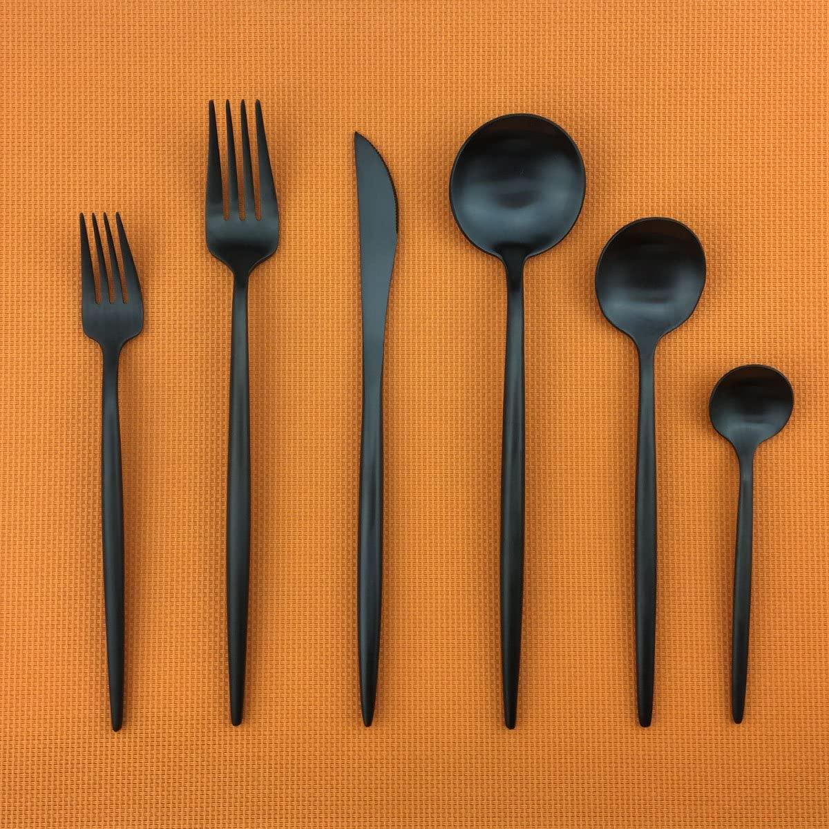 torin minimalist 36 piece cutlery set premium stainless steel