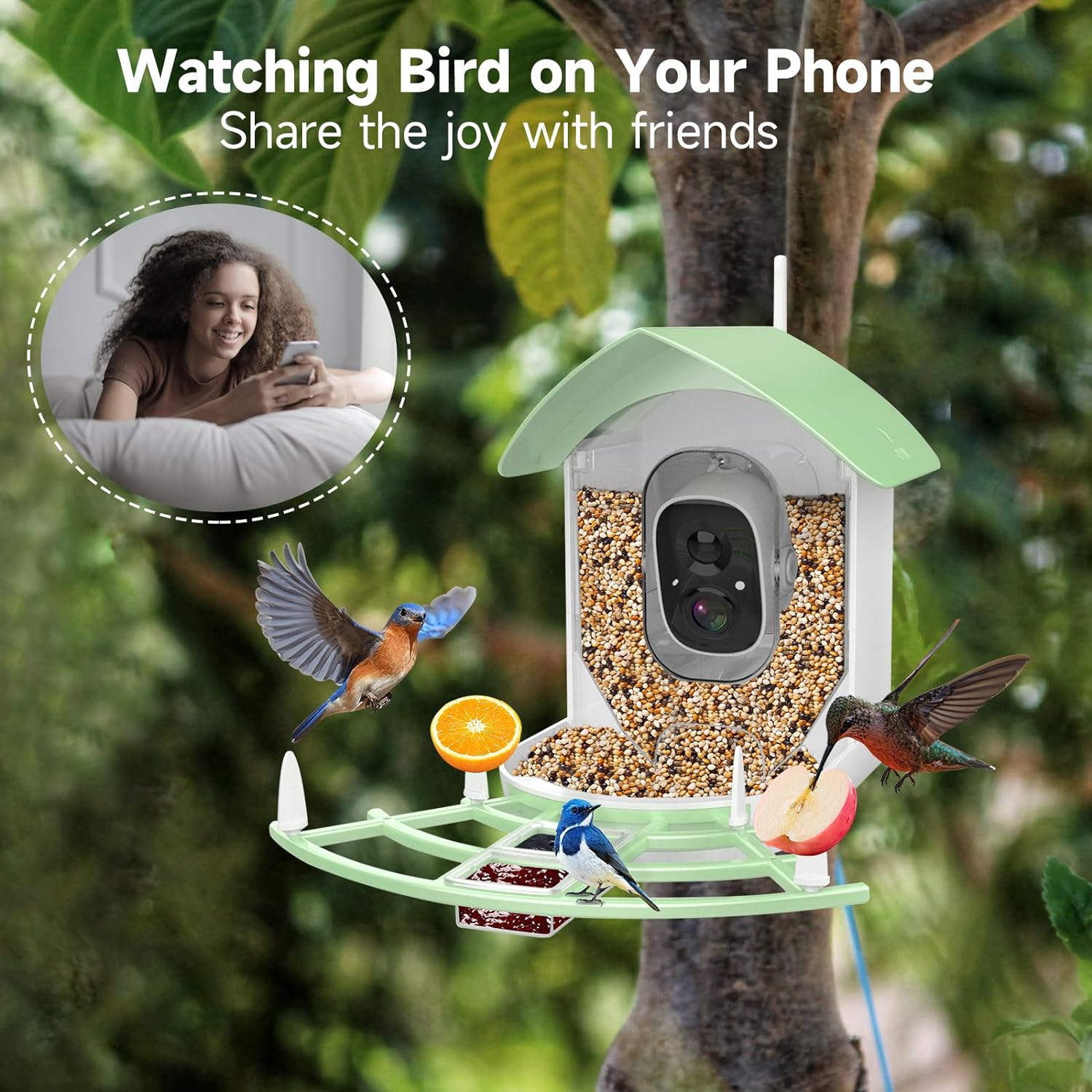 smart bird feeder camera