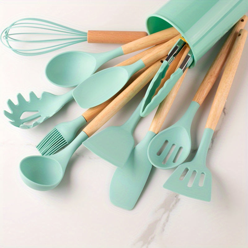 silicone utensil set 12 piece