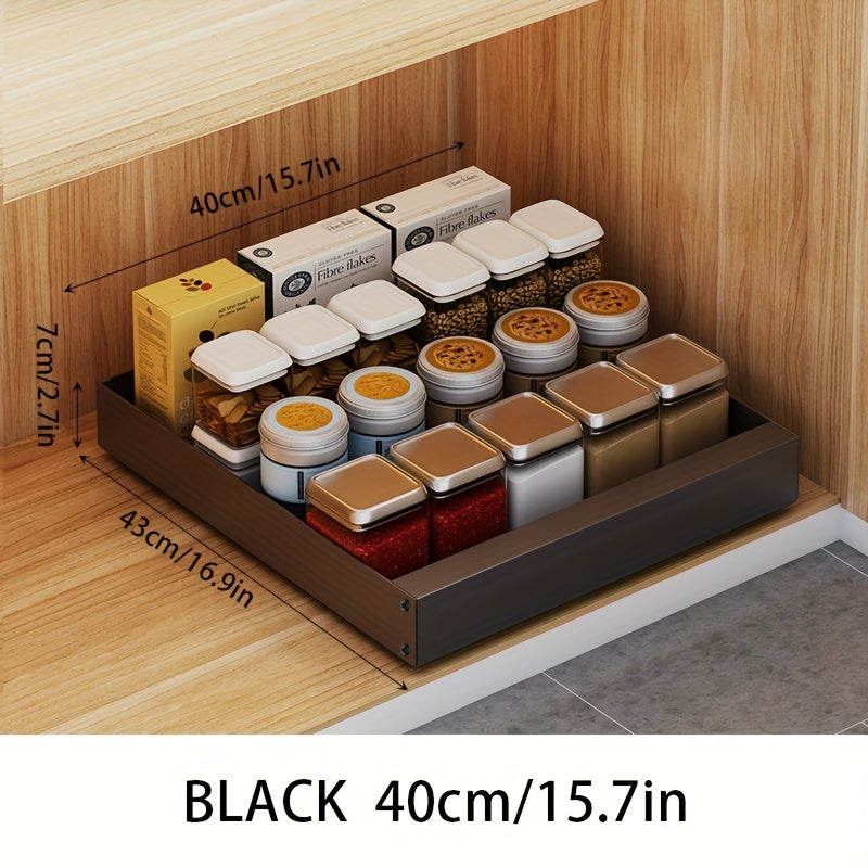 lina pull out kitchen cabinet organizer space saving pantry rack