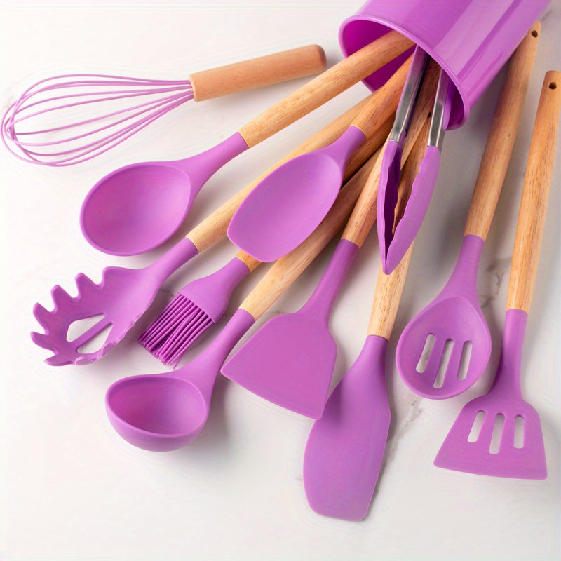 silicone utensil set 12 piece