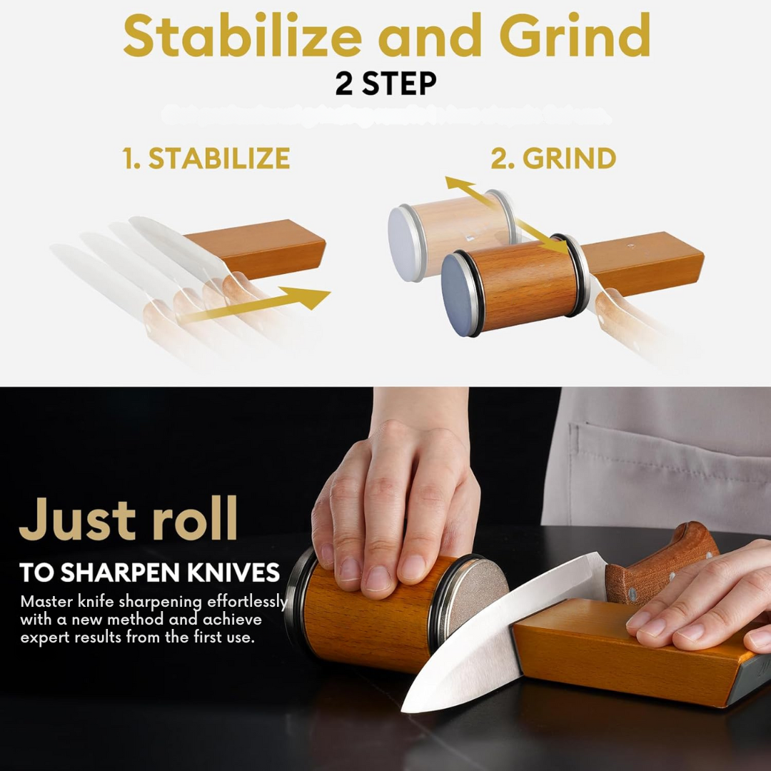 diamond precision rolling knife sharpener blade care