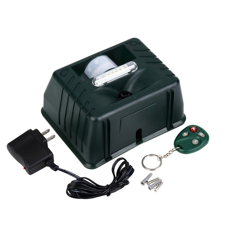 ultrasonic woodpecker repeller humane bird deterrent garden home