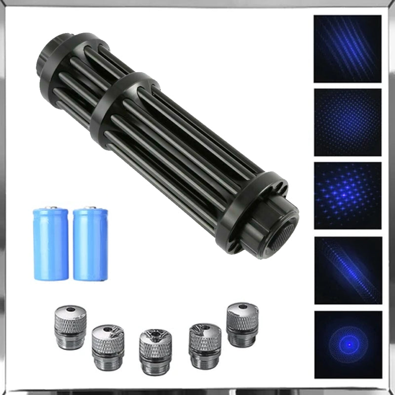 high performance laser flashlight adjustable beam