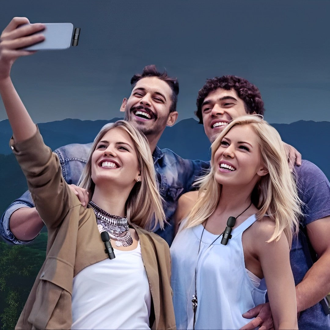 pro wireless lavalier microphone audio capture on the go