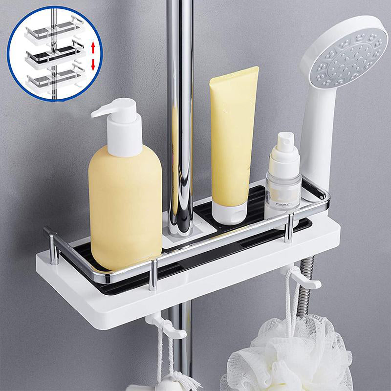 bath buddy no drill shower shelf space saving storage