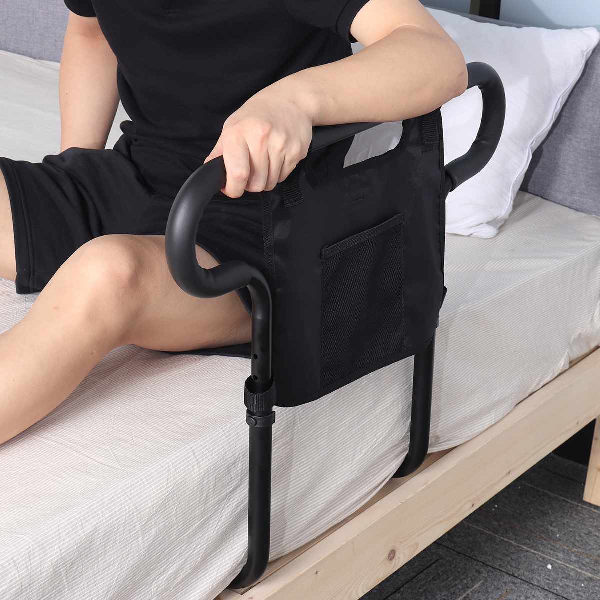 universal senior bed rail assistance