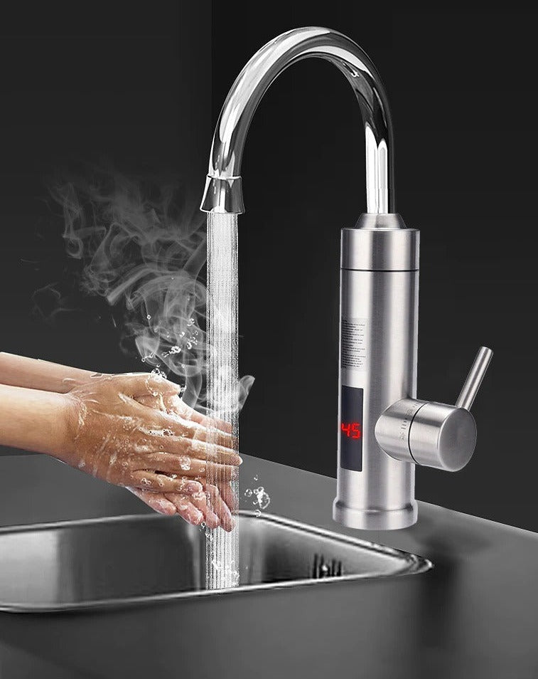 electric kitchen faucet instant hot cold water efficiency