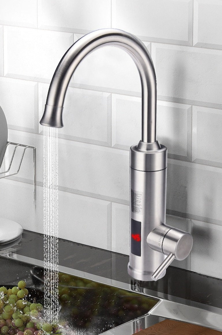 electric kitchen faucet instant hot cold water efficiency