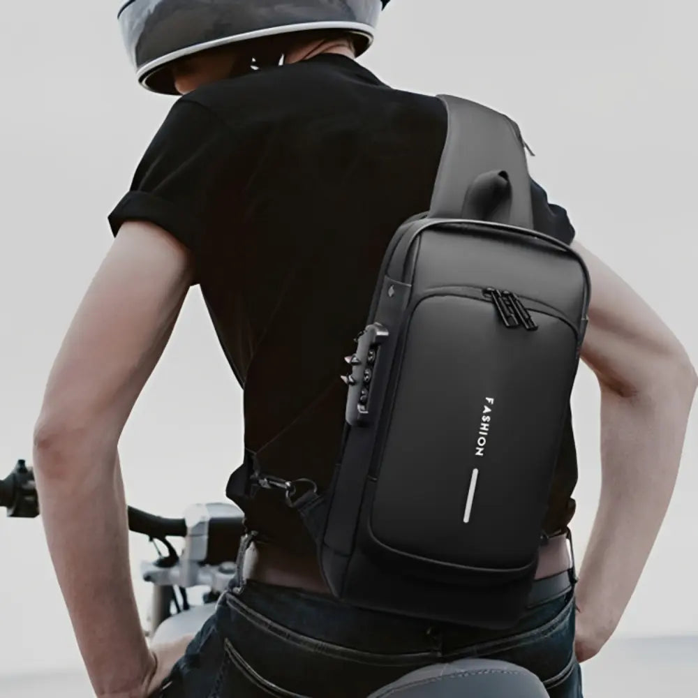 aeroshield waterproof anti theft crossbody bag men