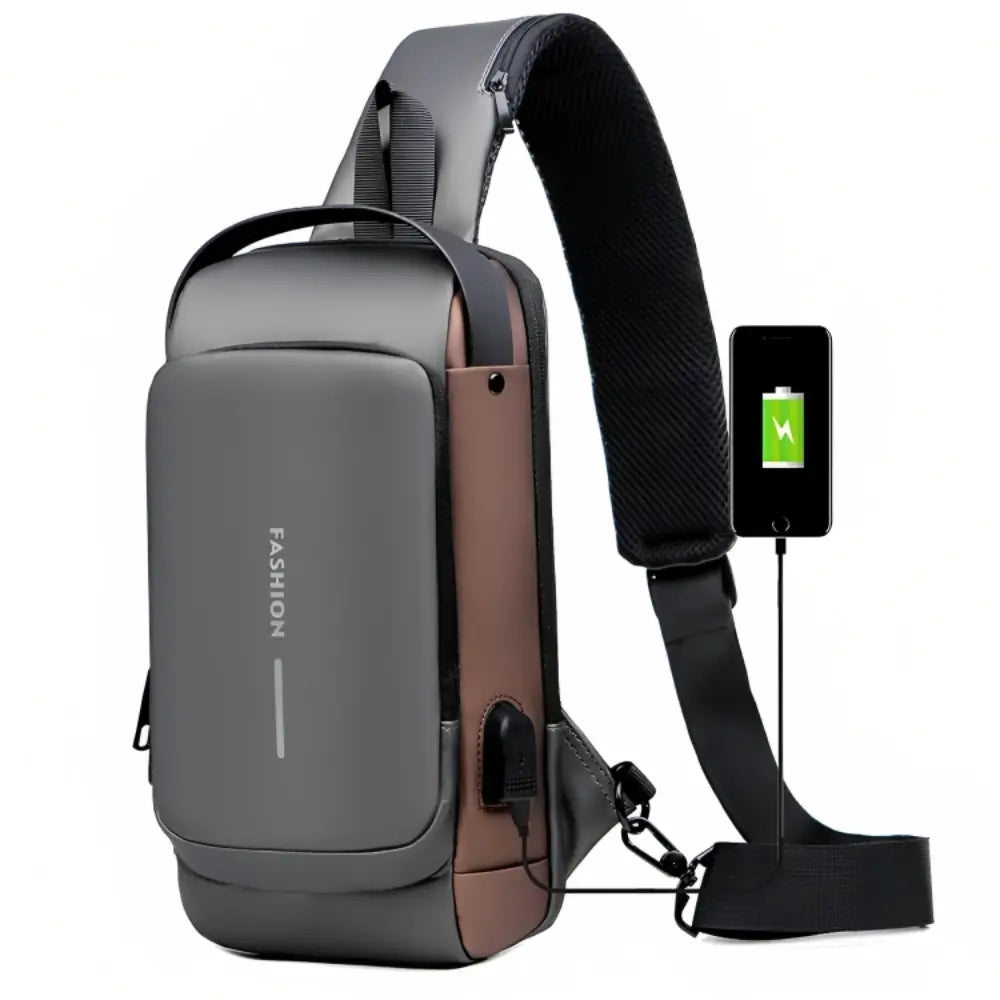 aeroshield waterproof anti theft crossbody bag men