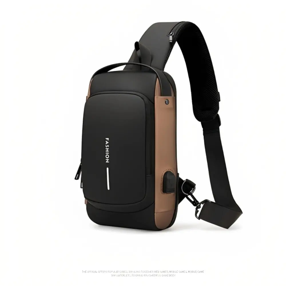 aeroshield waterproof anti theft crossbody bag men