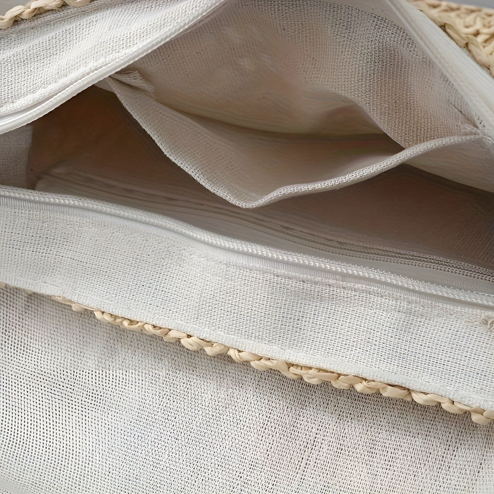 annalise vintage woven straw shoulder bag summer