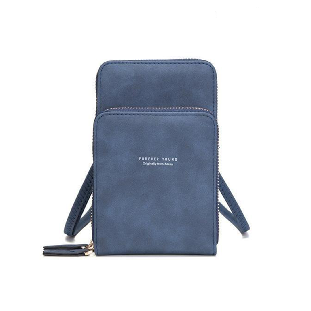 triple secure leather phone purse elegance practicality