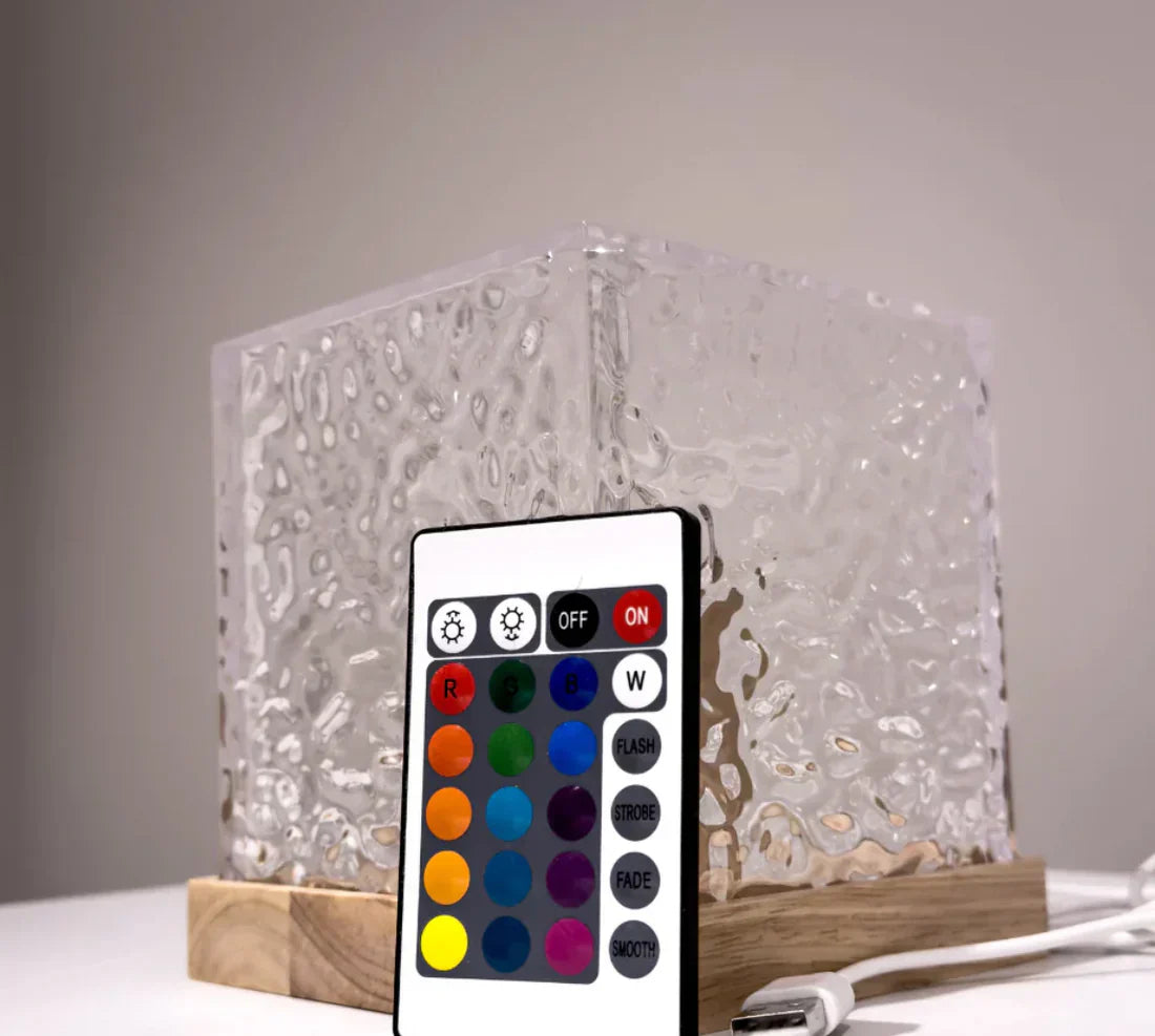 aurora glow northern lights lamp 16 color led mood light remote