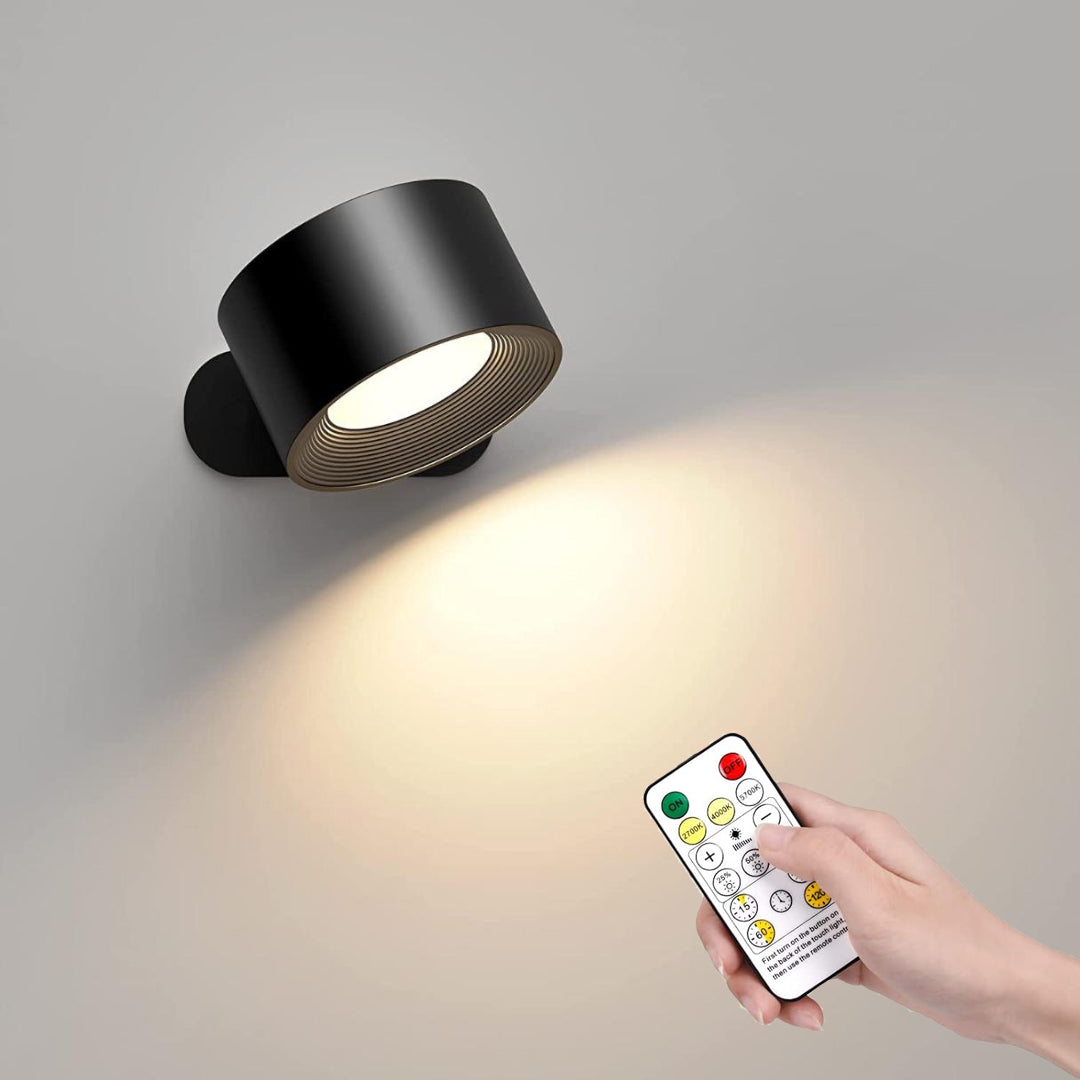 eternity glow wireless led wall light remote control timer