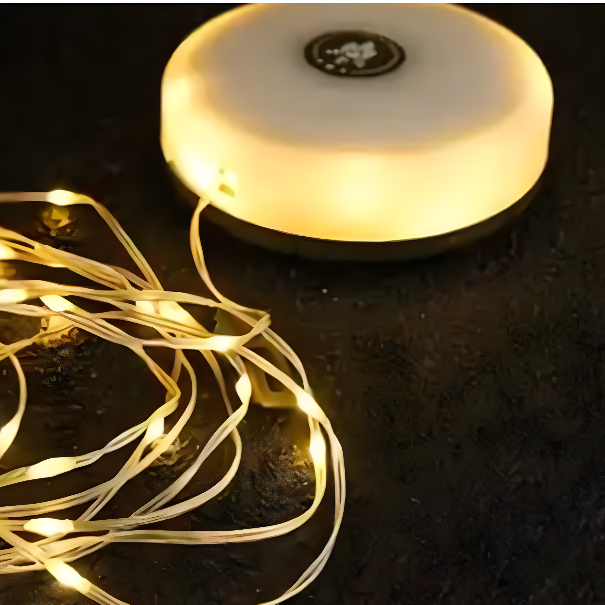 campbeam rechargeable waterproof led outdoor string lights with hooks