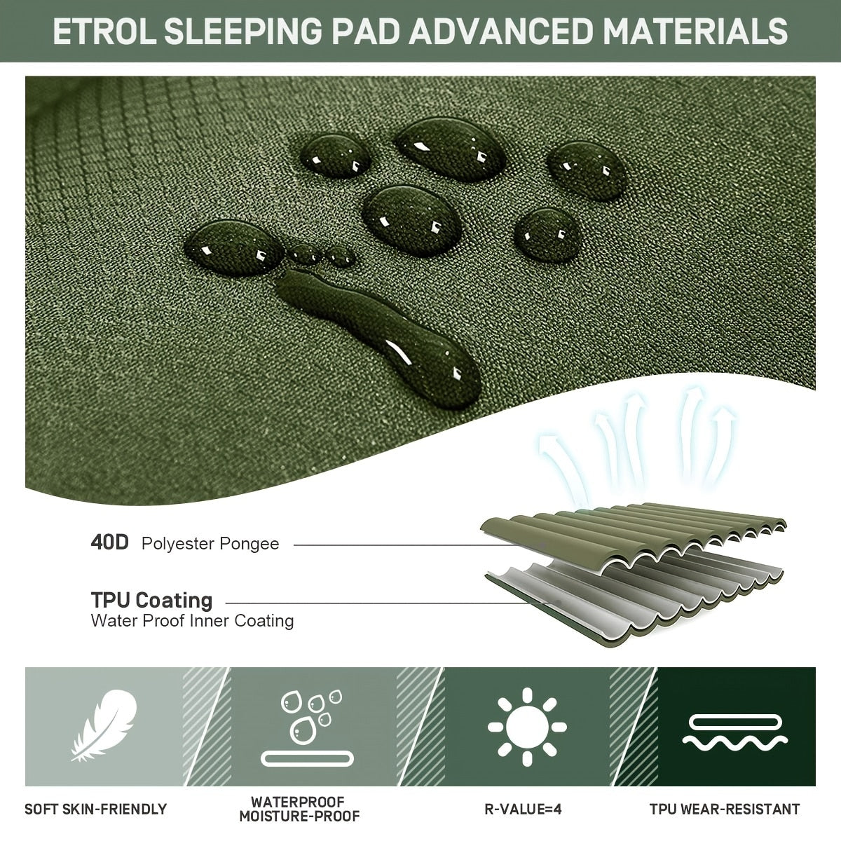 camping inflatable portable mattress