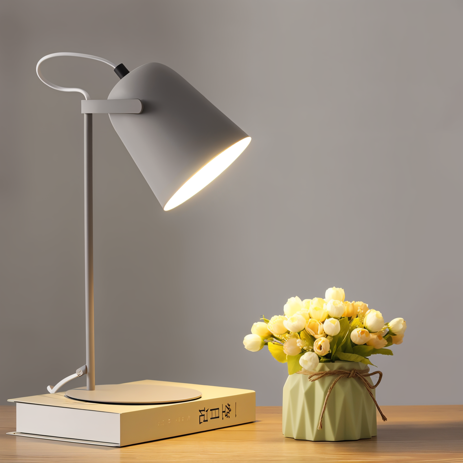 macaron yellow nordic adjustable desk lamp reading study