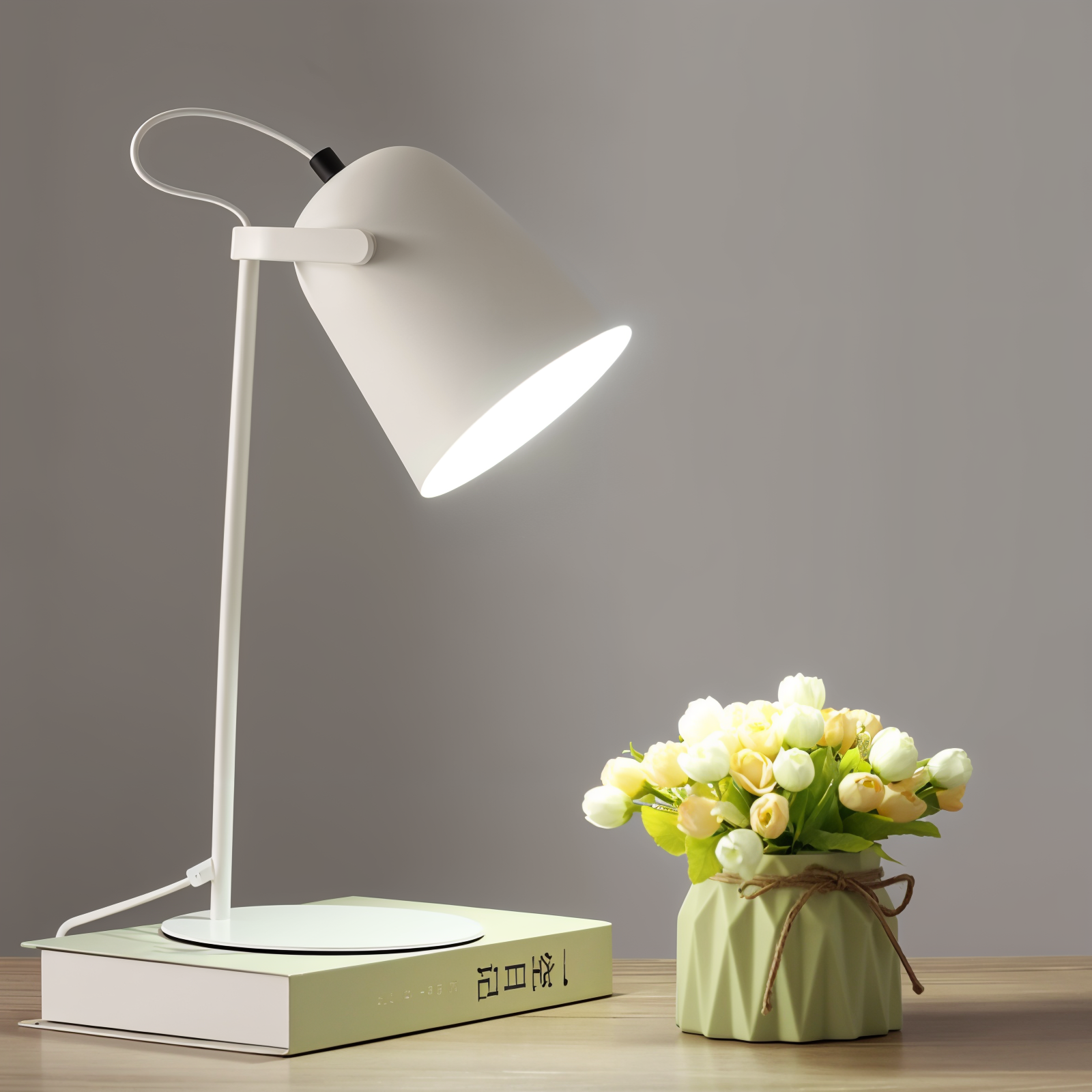macaron yellow nordic adjustable desk lamp reading study