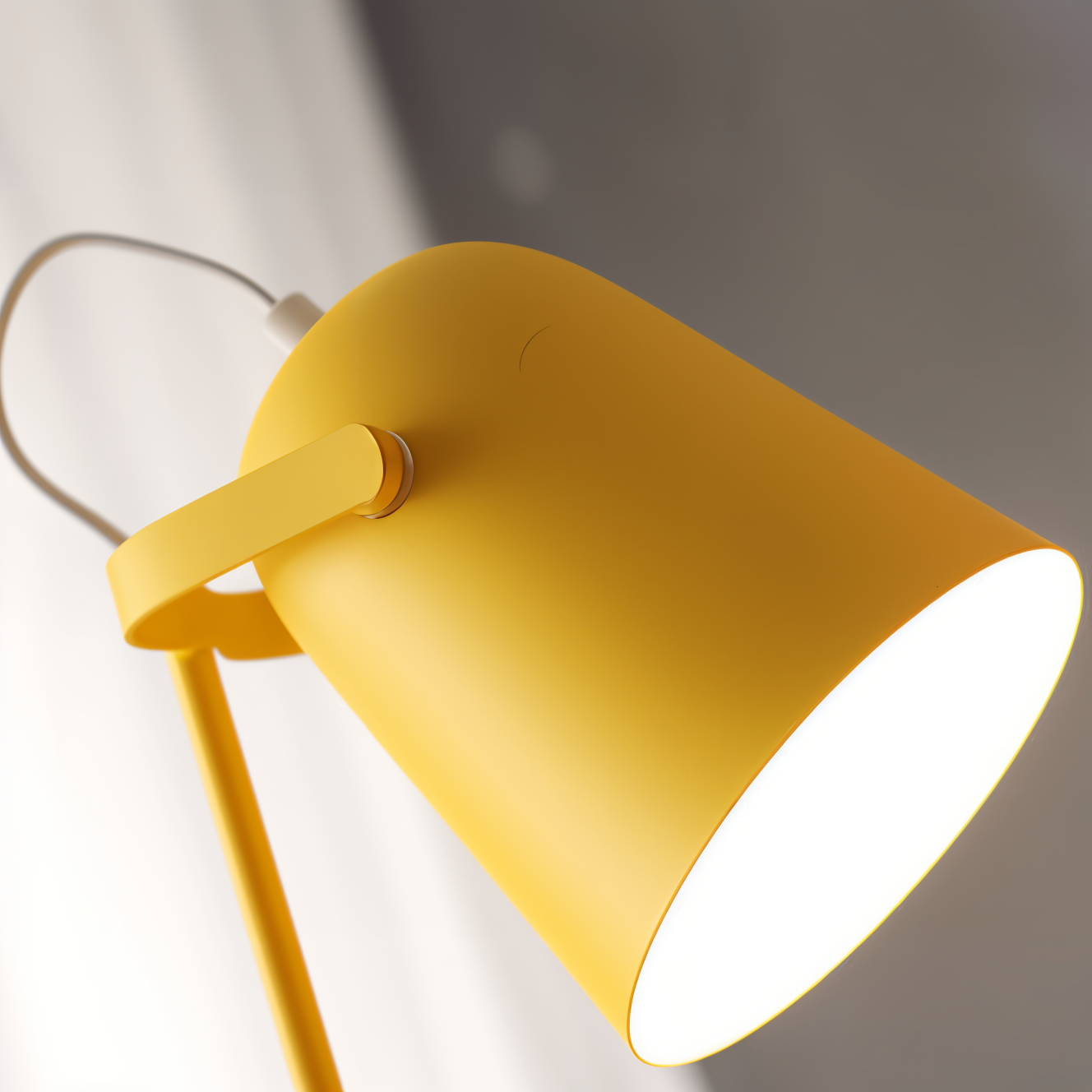 macaron yellow nordic adjustable desk lamp reading study
