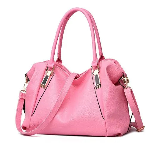 elegant faux leather shoulder bag women multiple colors