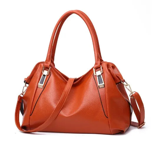 elegant faux leather shoulder bag women multiple colors