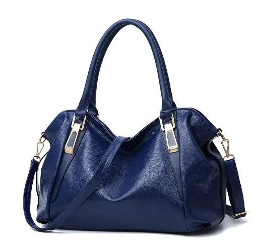 elegant faux leather shoulder bag women multiple colors