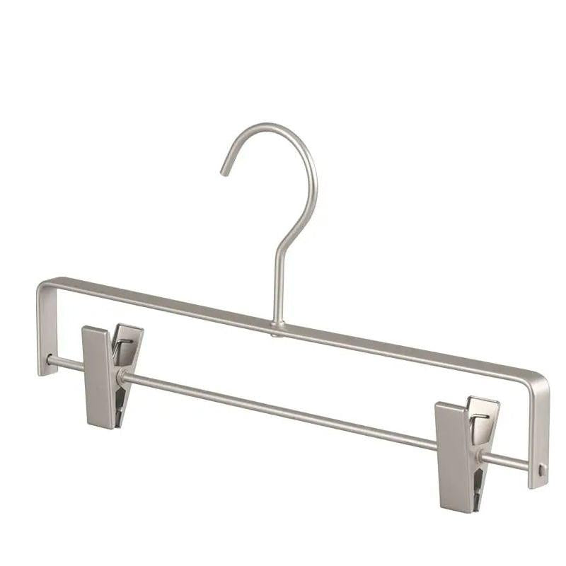 clipease elegant matte non slip trouser hangers set of five