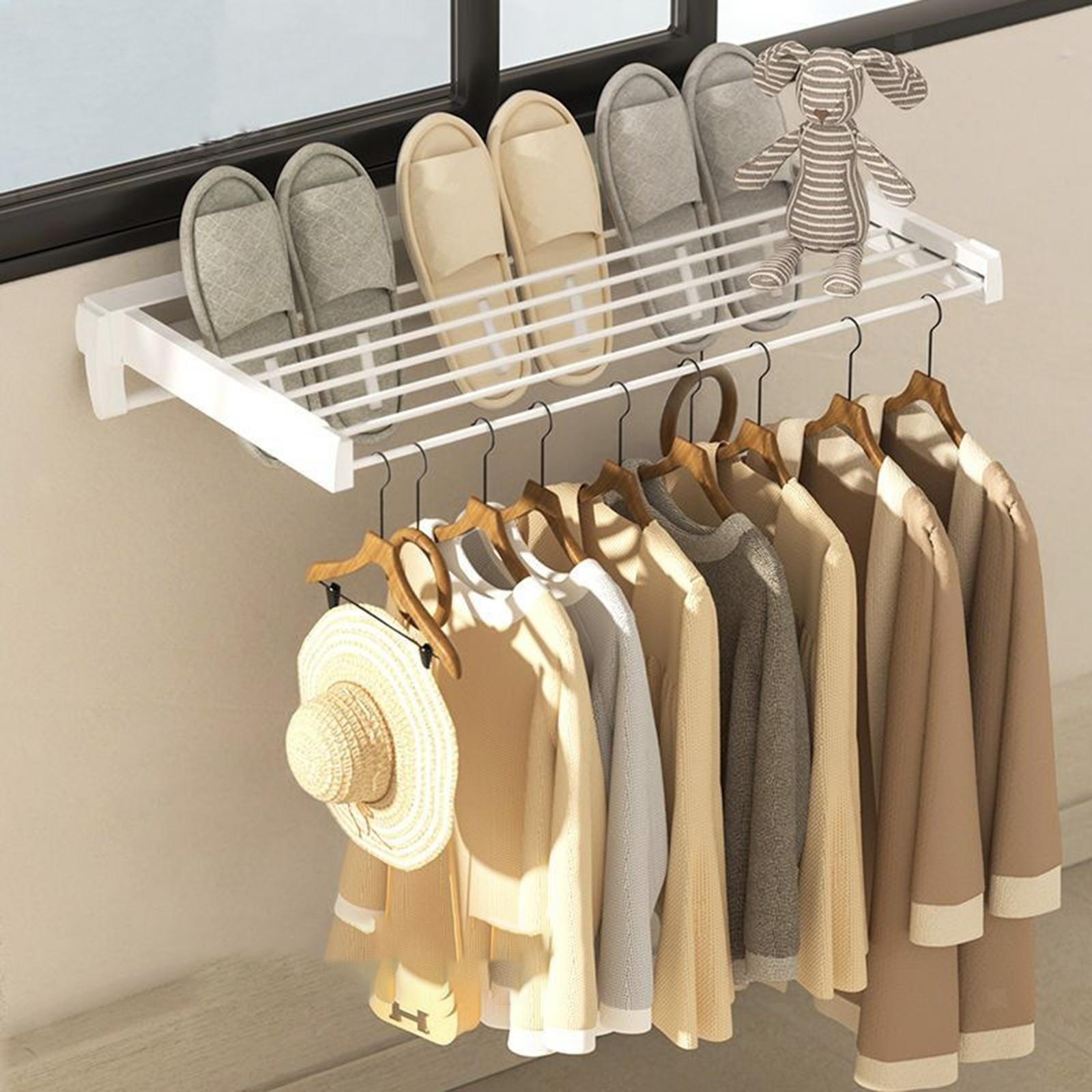 clothes drying folding rack space saving home