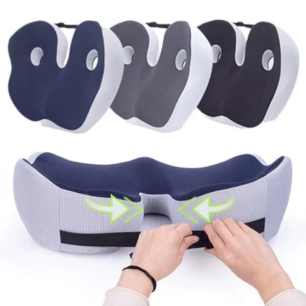 adjustable memory foam cushion sit bone relief
