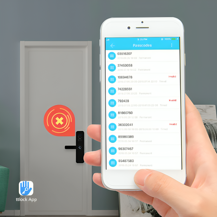digital doorway keyless smart lock