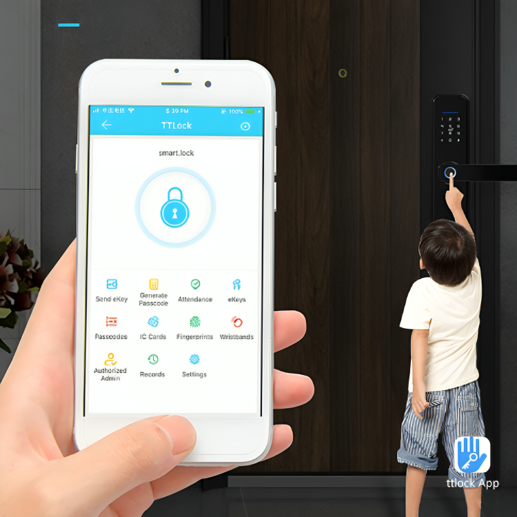 digital doorway keyless smart lock