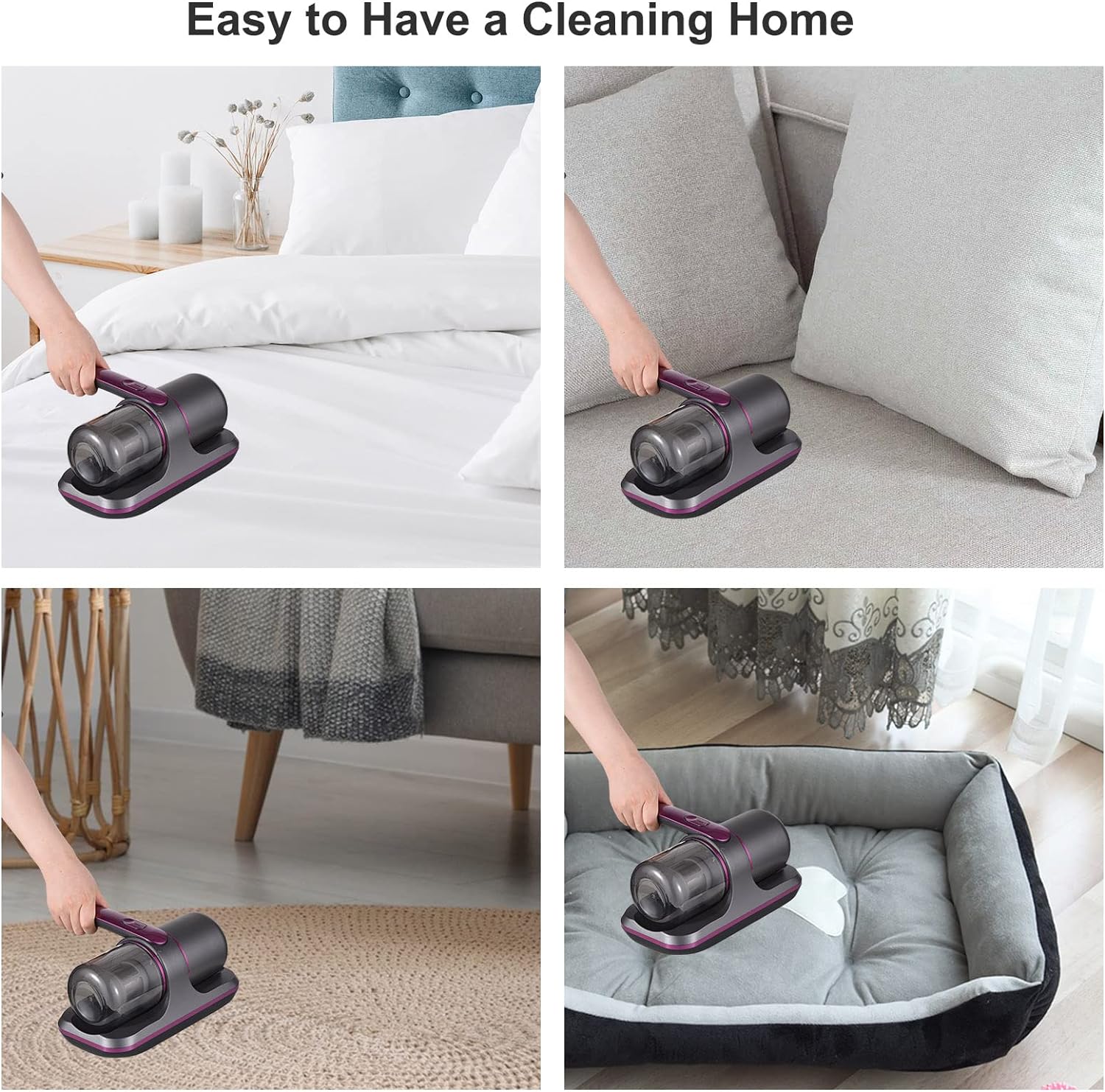dust vacuum furniture bedsheets and other household items